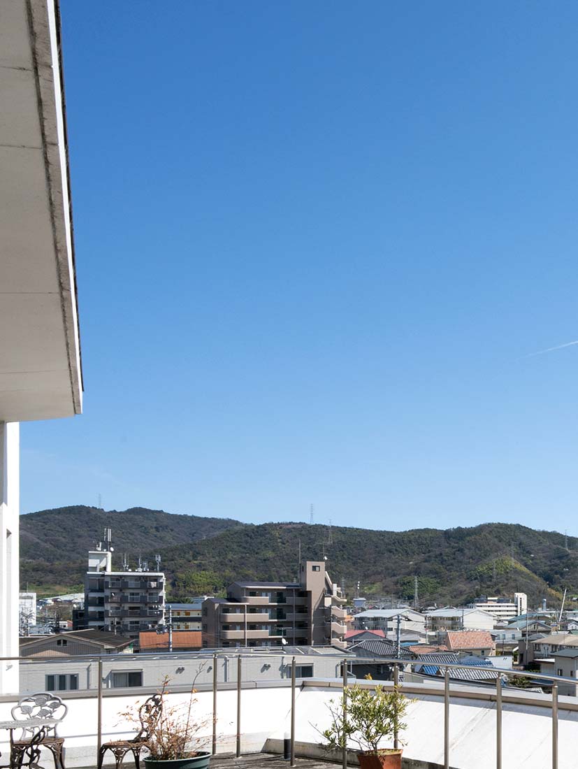 デッキテラスから見える風景