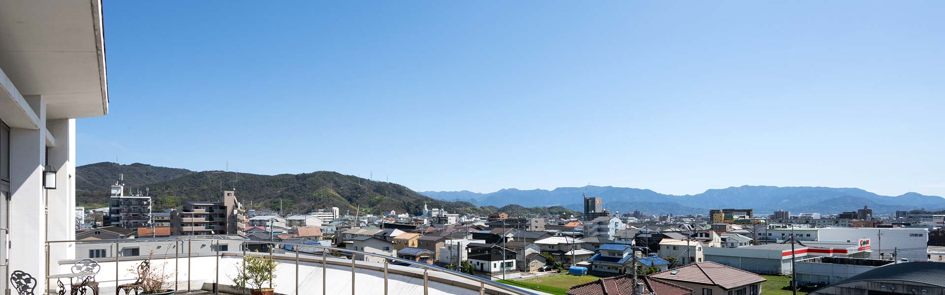 デッキテラスから見える風景